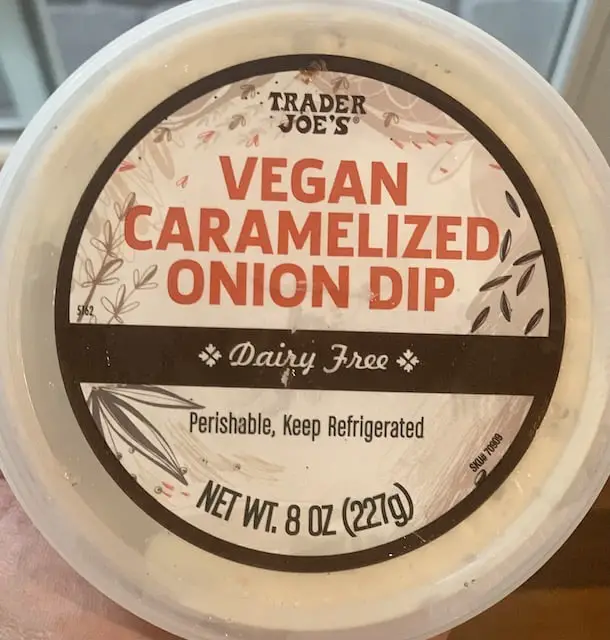 The best vegan caramelized onion dip.