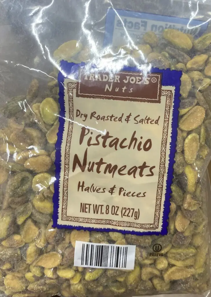 Trader Joe's shelled pistachios.
