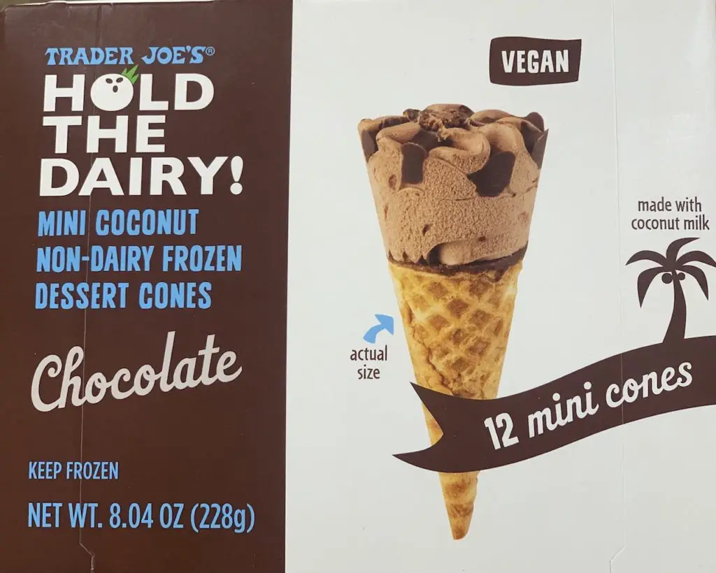 Vegan mini ice cream cones!