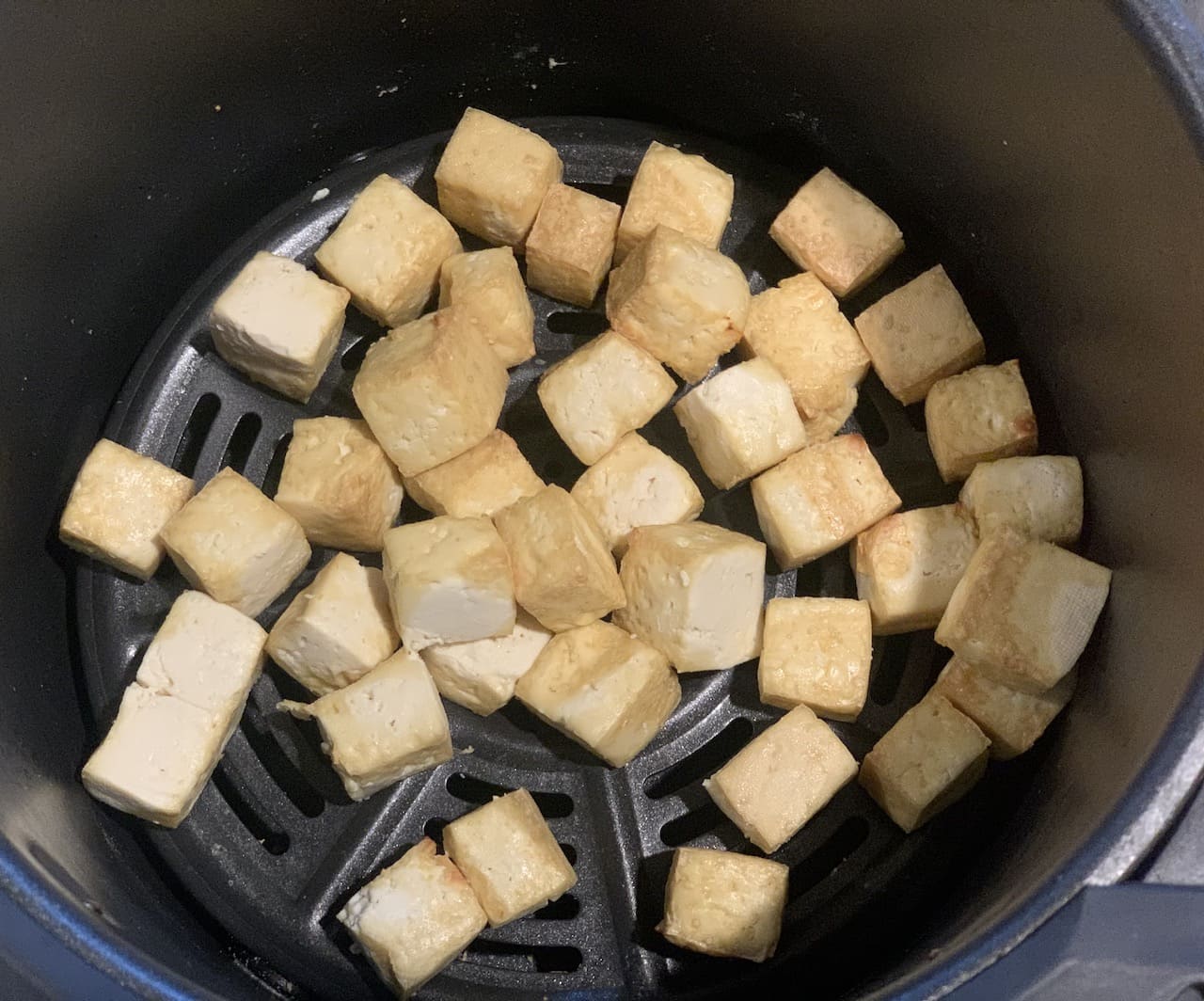 Air Fryer Tofu Without Oil (Crispy & Easy!) — Plant-Powered Livin'