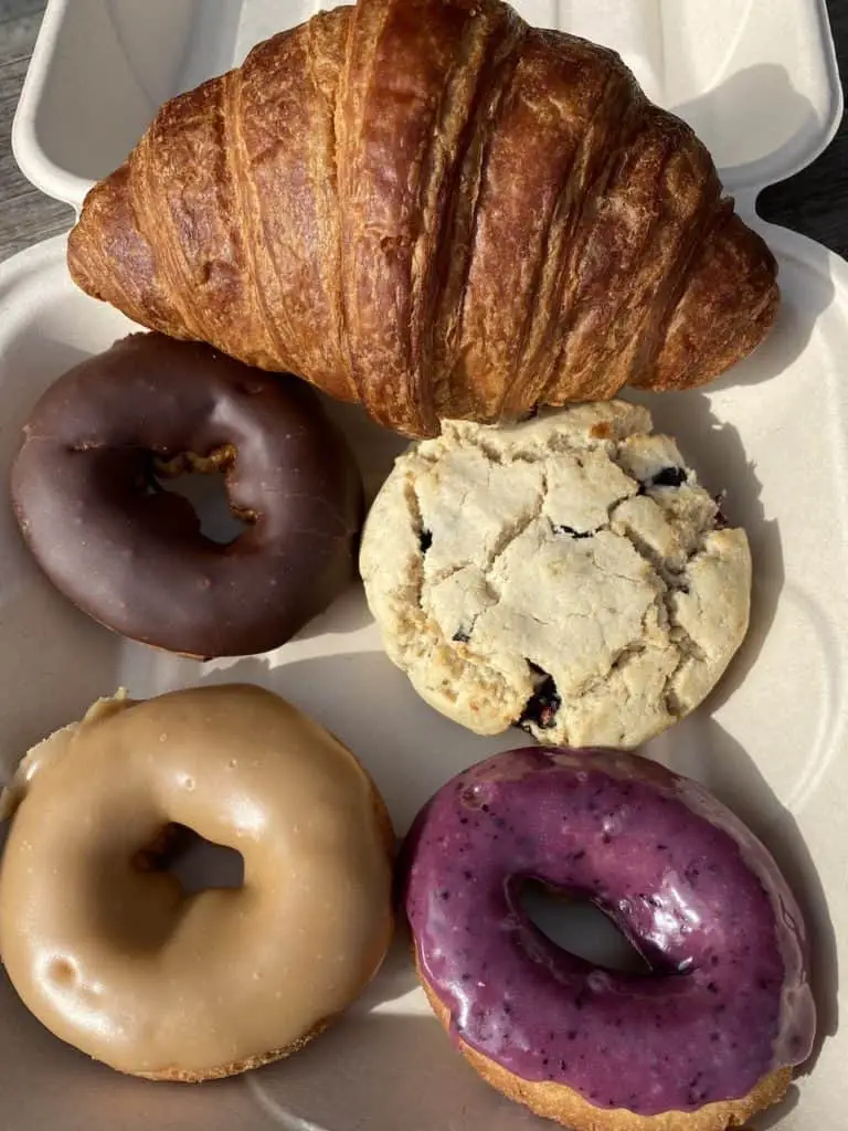 Vegan pastries at Rooted!