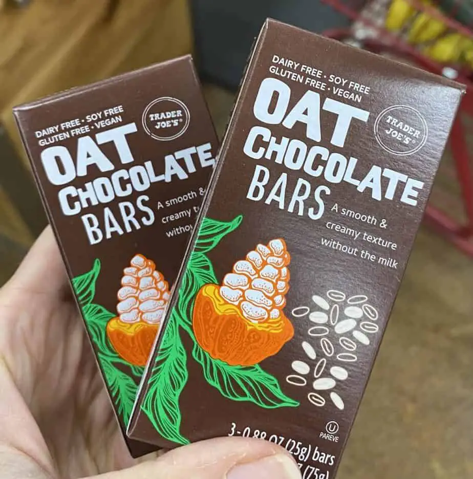 Oat chocolate bars.