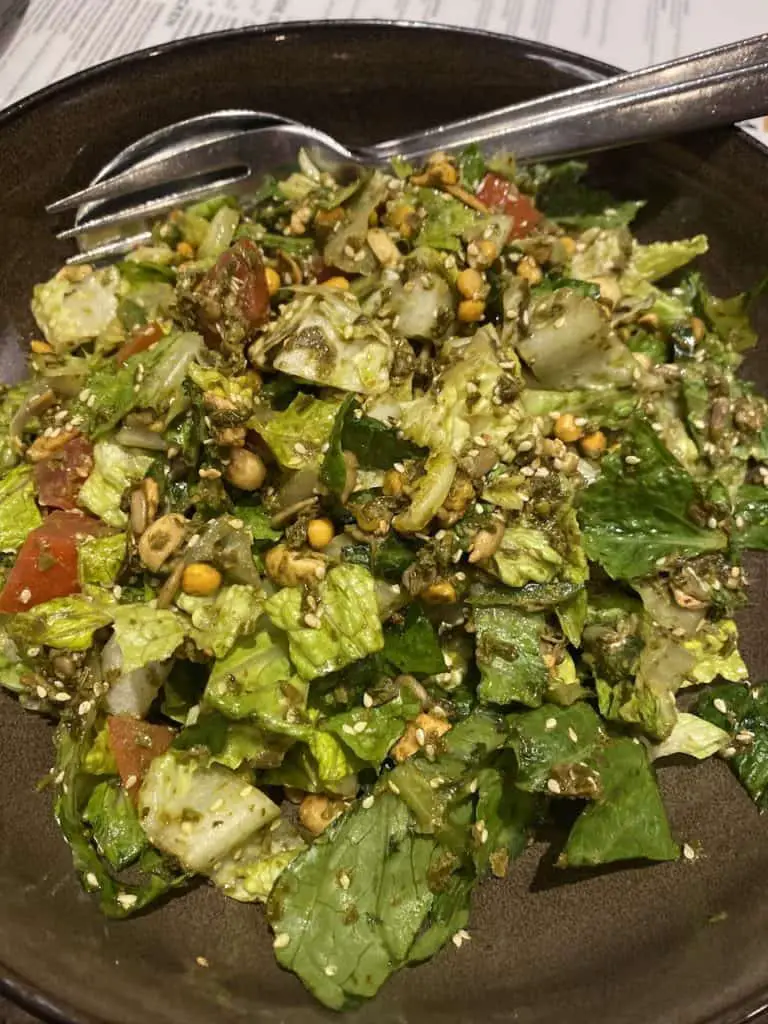 Tea Leaf salad at Burma 2.