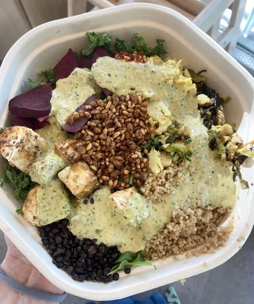 Build your own bowl from Sweetgreen.