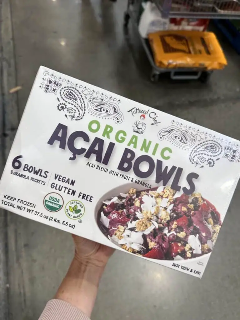 Box of six acai bowls.