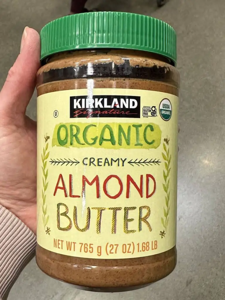 Kirkland almond butter bulk container.