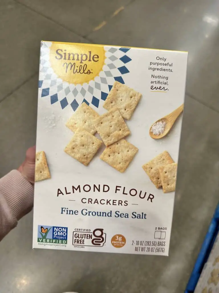 Almond flour crackers by Simple Mills.