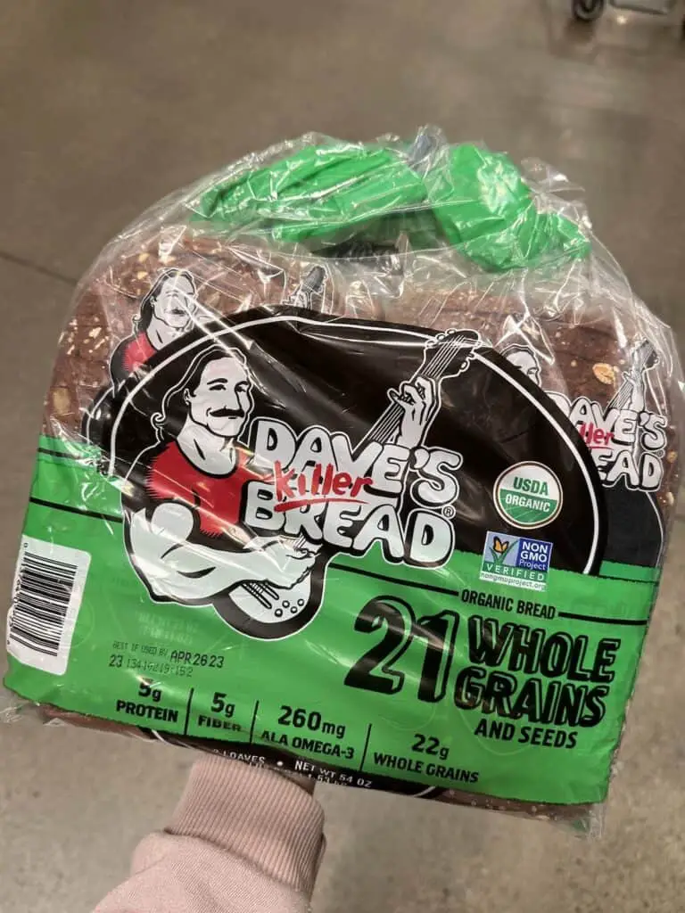 Two pack of Dave's 21 whole grain bread.