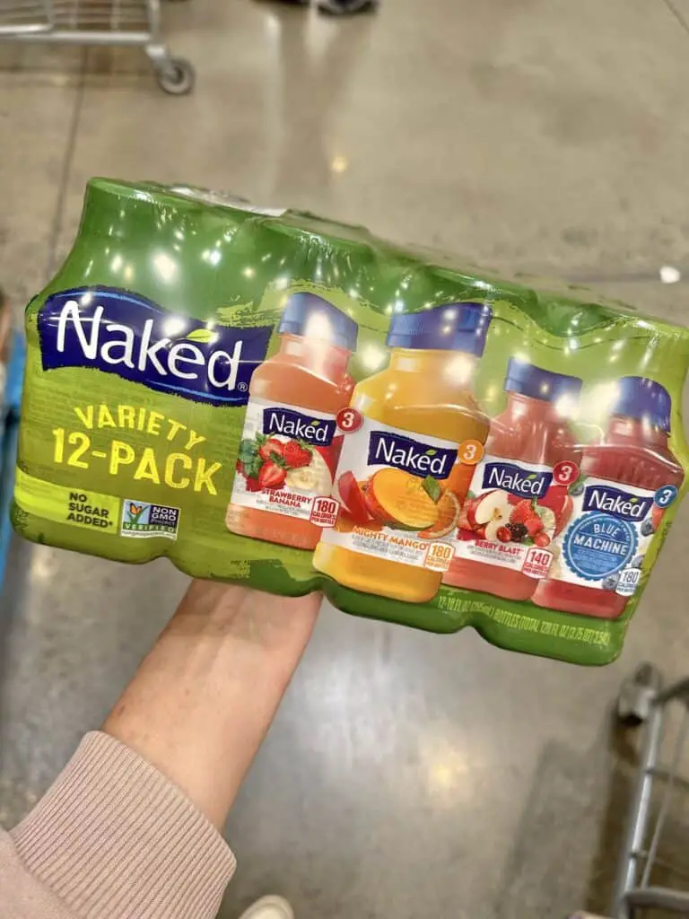 Naked brand smoothies variety pack.