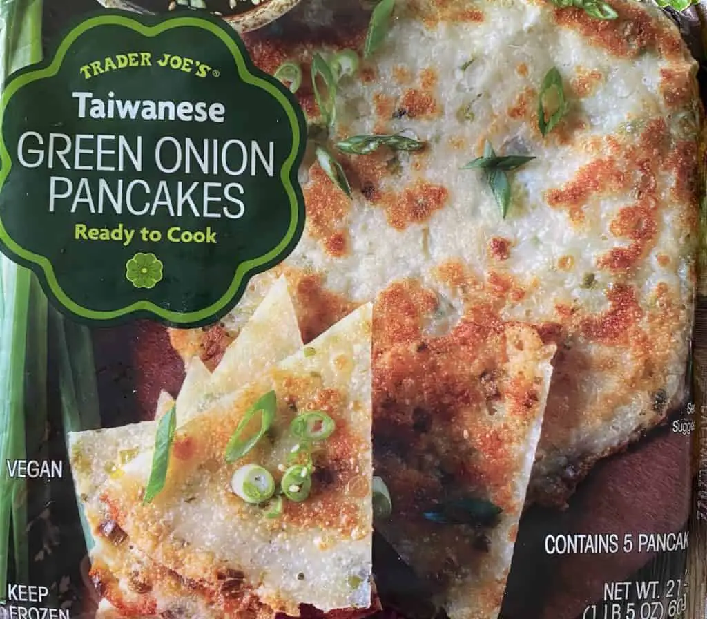 Package of frozen Taiwanese Green Onion Pancakes.