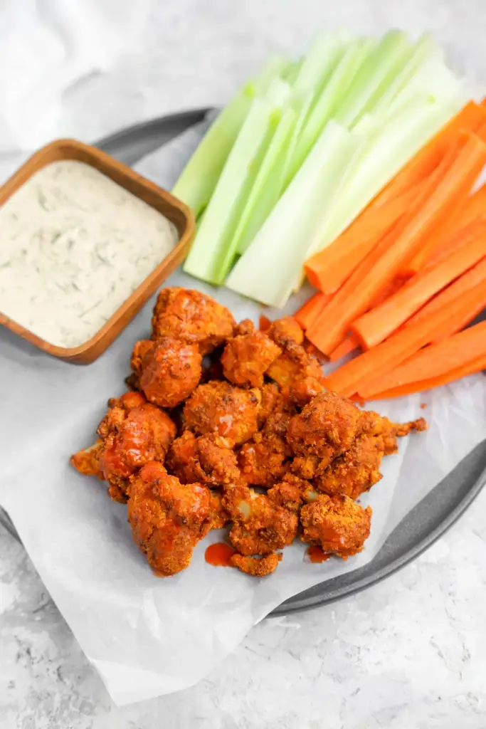 vegan Buffalo Cauliflower!