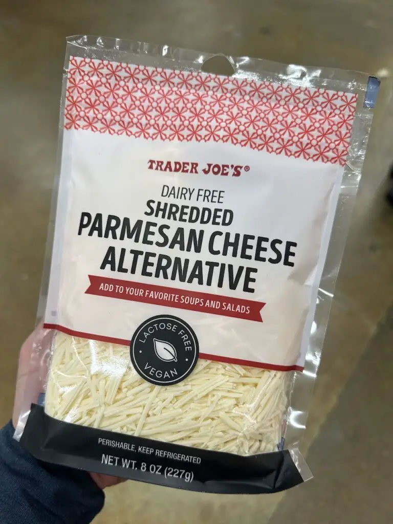 Dairy free shredded parmesean cheese alternative.