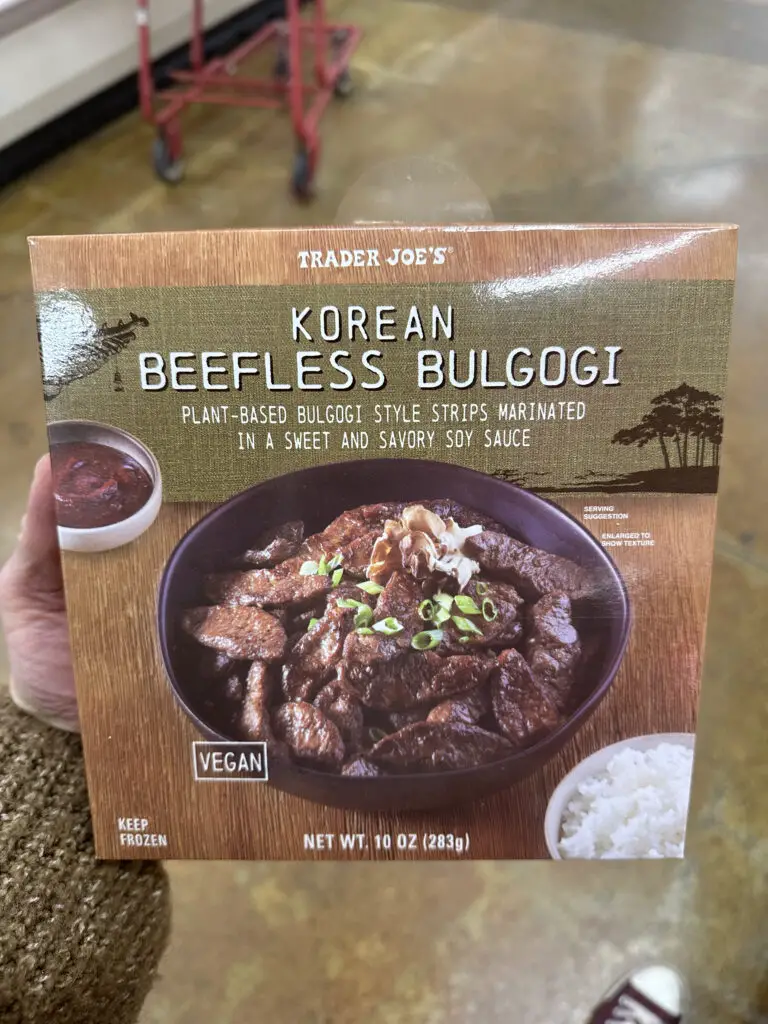 Korean Beefless Bulgogi.