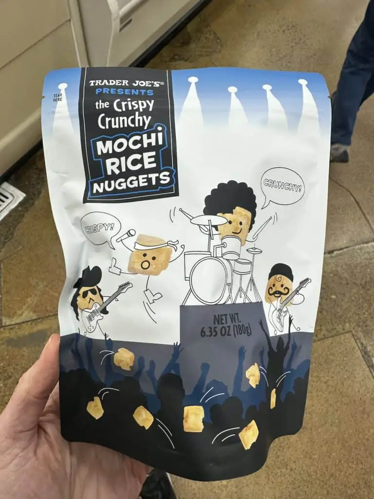 Bag of mochi rice nuggets.