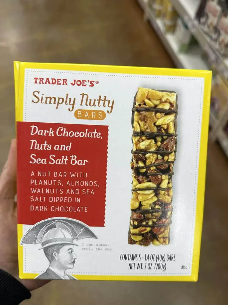 Box of Simply Nutty Bars.