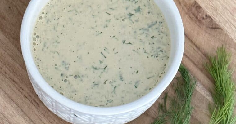 Easy Lemon Herb Tahini Dressing