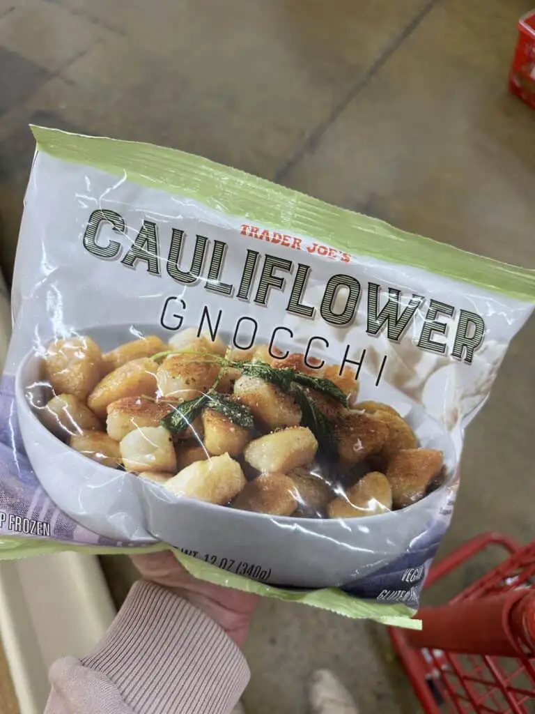 Trader Joe's cauliflower gnocchi.