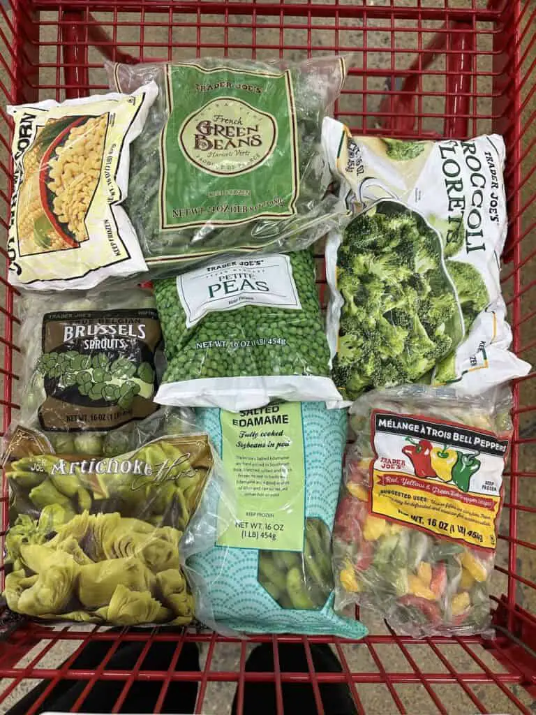 Trader Joe's frozen veggies.