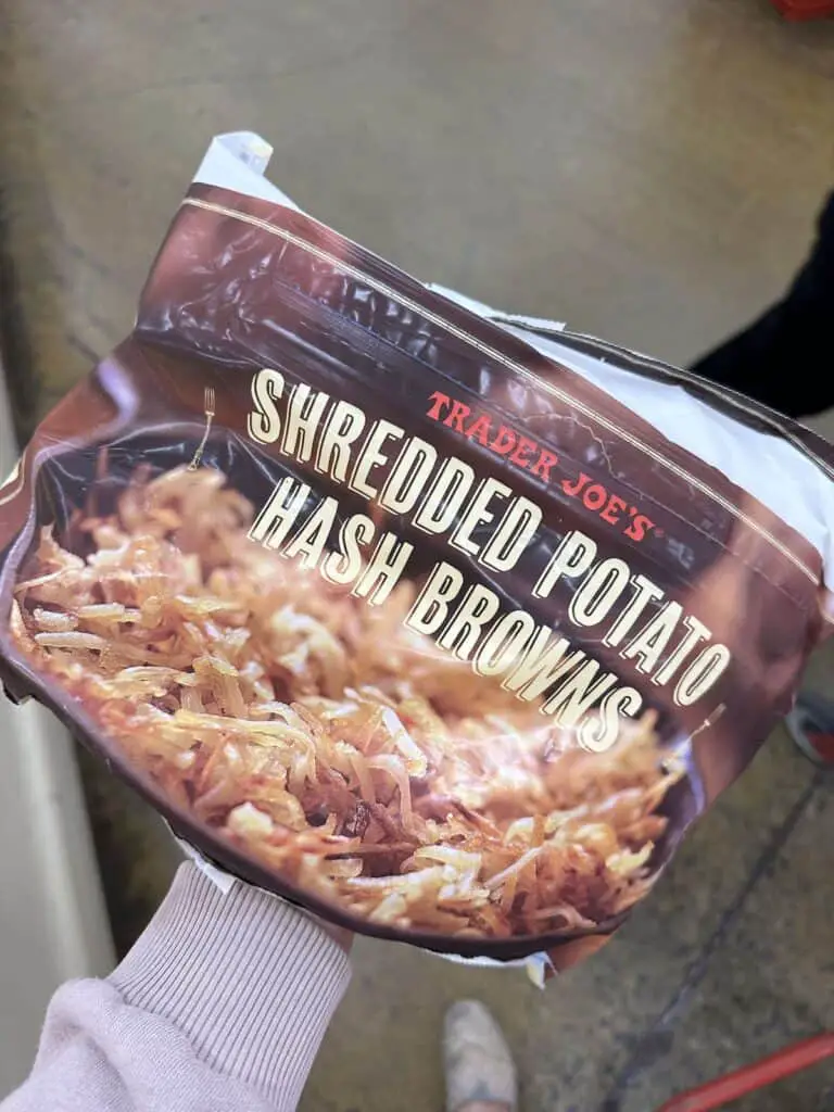 Trader Joe's shredded potato hash browns.