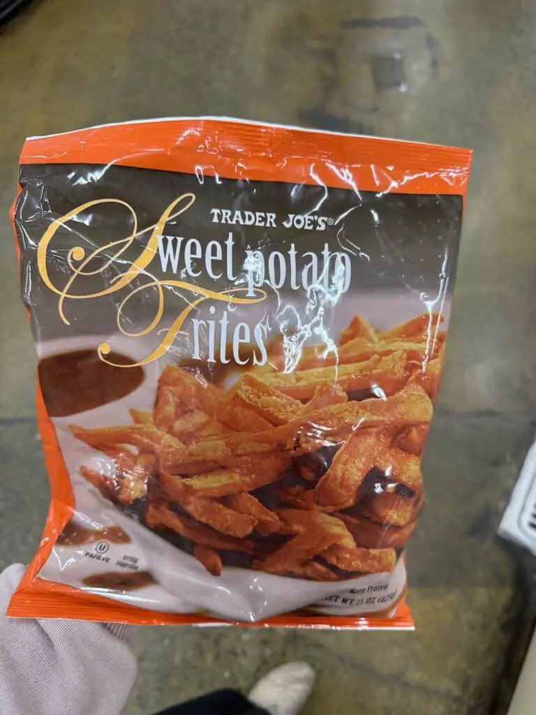 Frozen sweet potato fries.