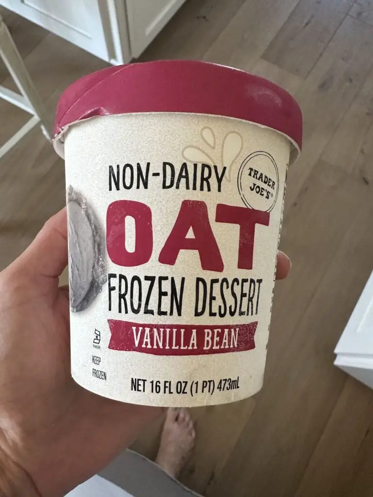 New vanilla bean vegan ice cream!