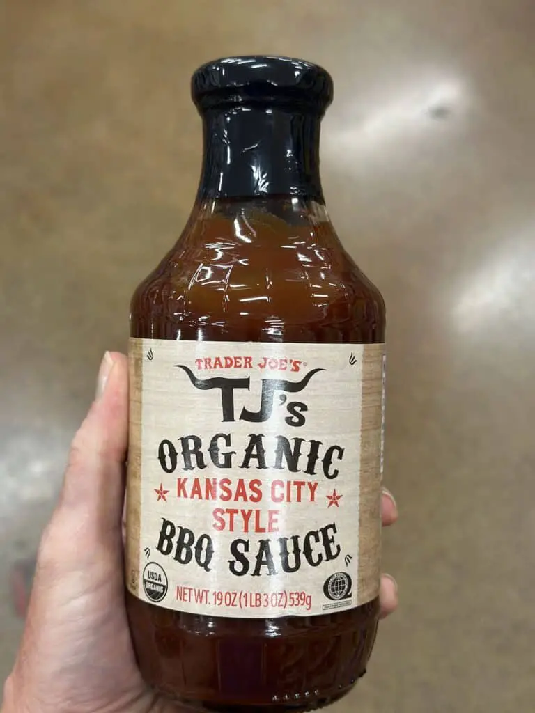 TJ's organic Kansas City BBQ sauce.