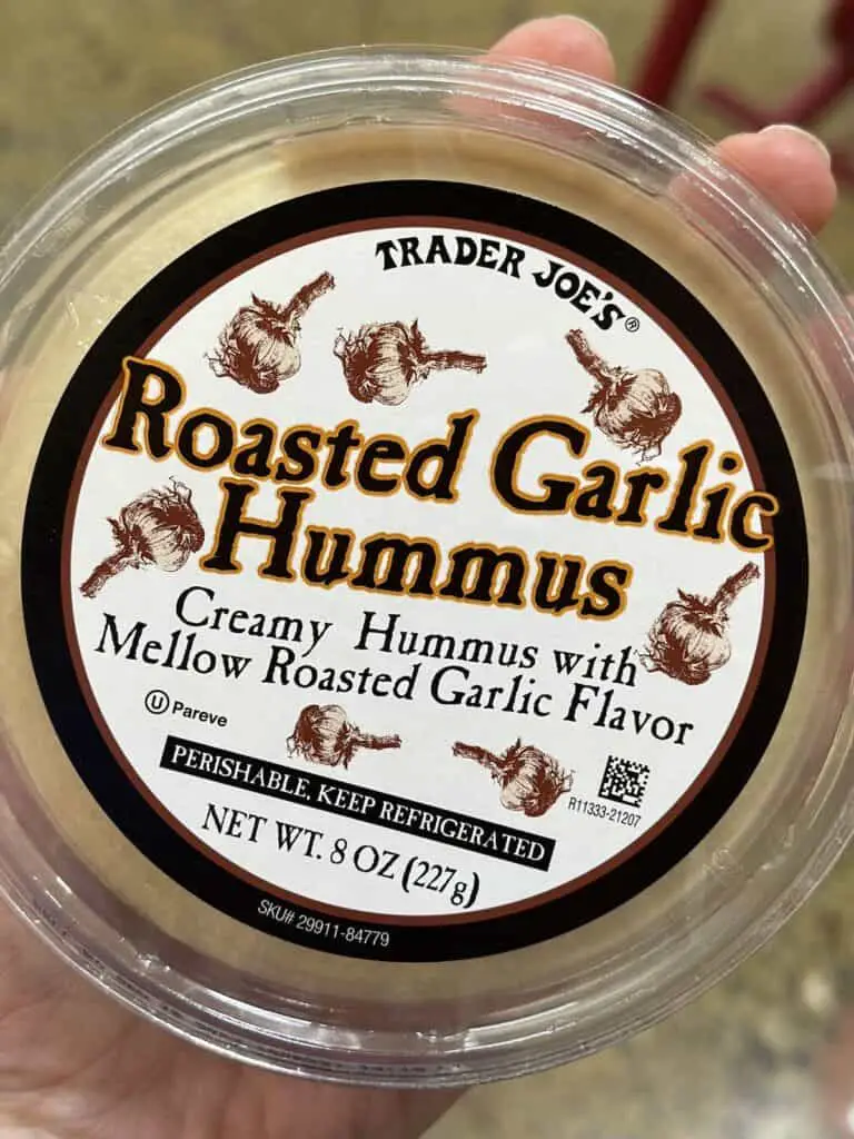 Roasted garlic hummus.