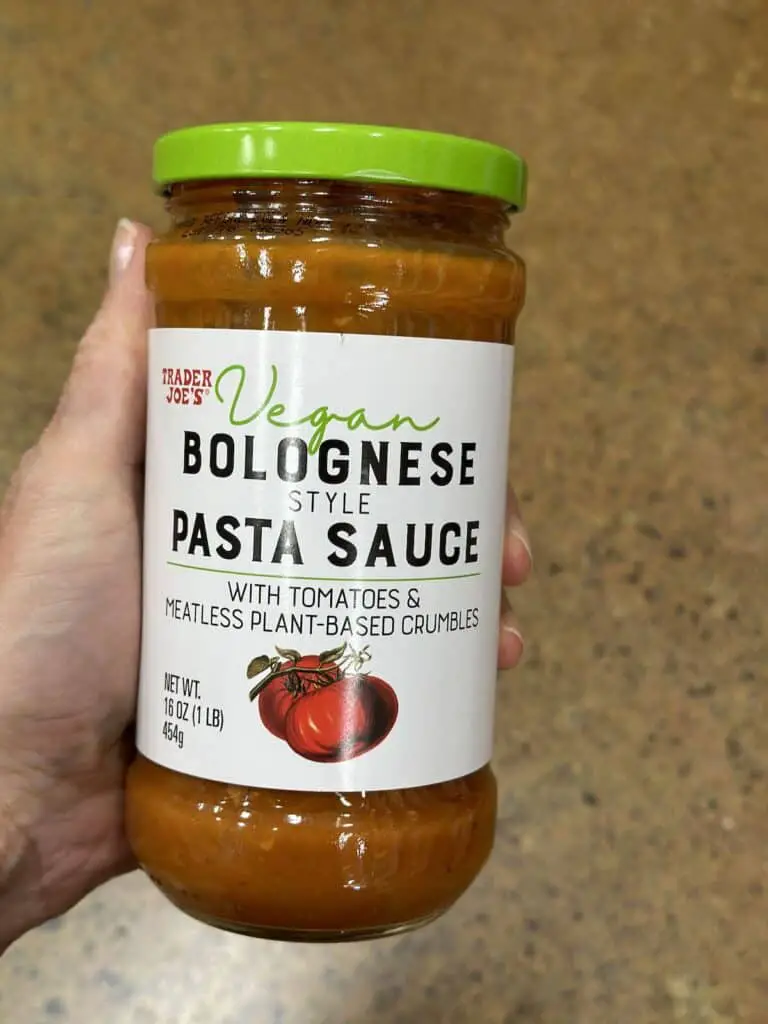 Trader Joe's vegan bolognese.