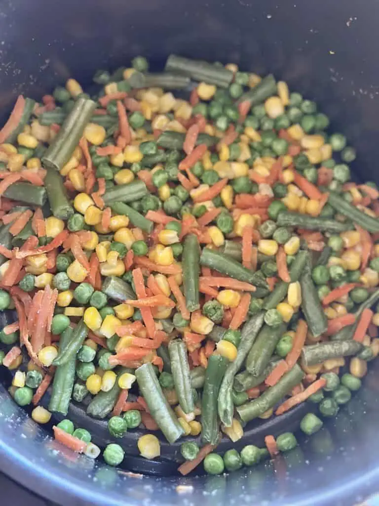 Classic medley vegetable mix done.