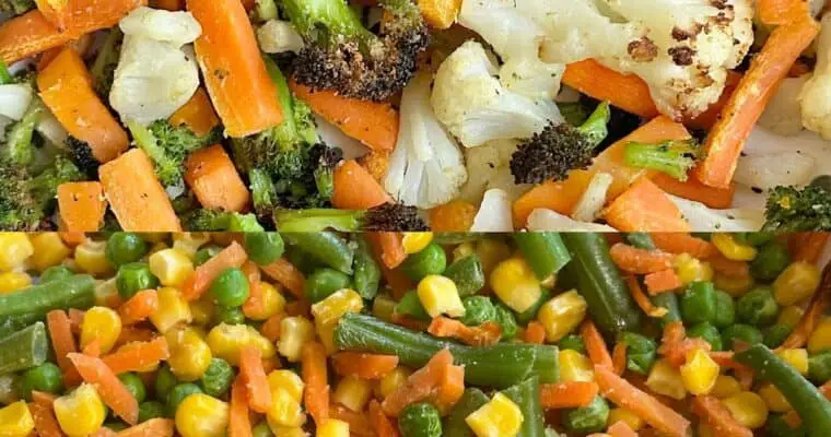 Frozen Vegetables in Air Fryer (mixed vegetables)