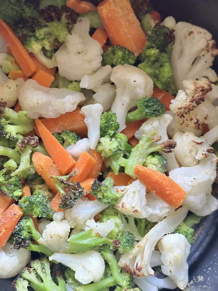 Frozen Vegetables in Air Fryer (mixed vegetables) — Plant-Powered Livin'