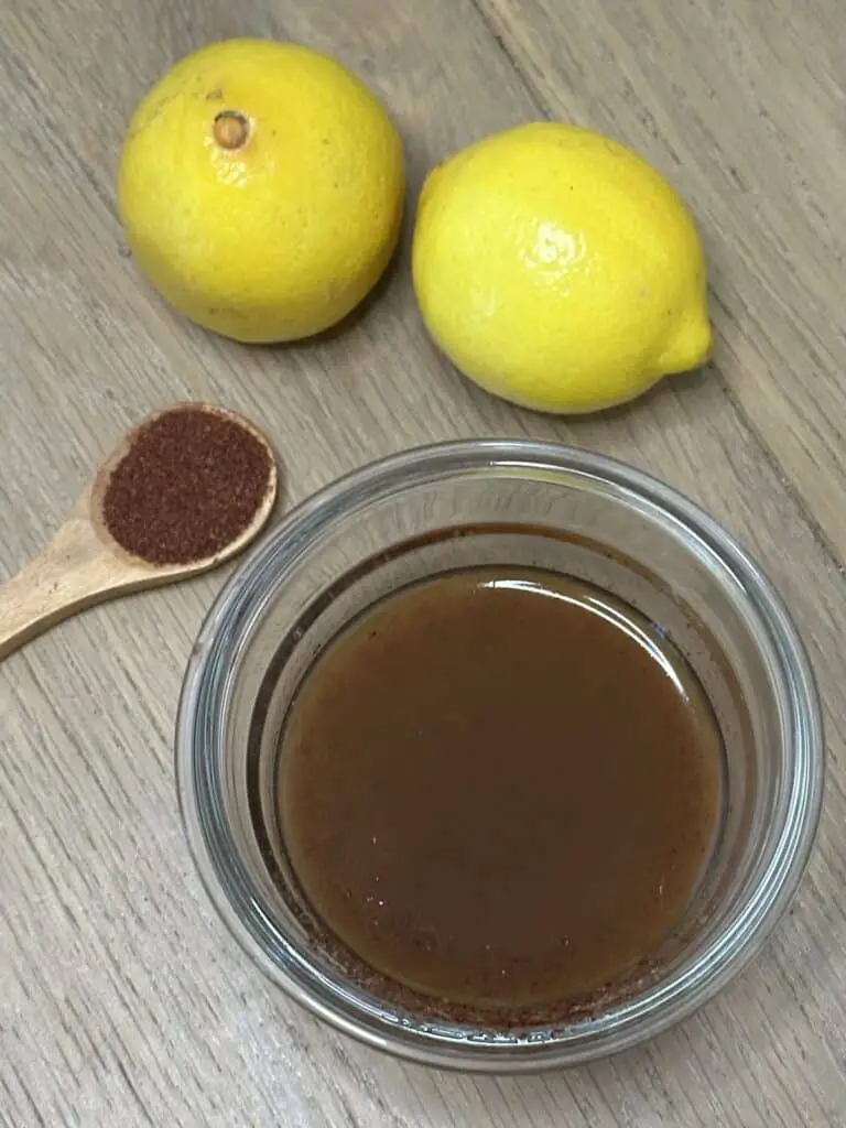 Easy lemon sumac dressing and sauce.