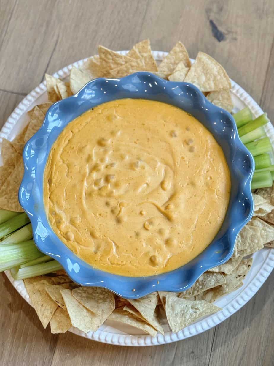Easy Baked Buffalo Chickpea Dip (vegan) — PlantPowered Livin'